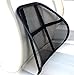 Kemilove Black Mesh Lumbar Back Brace Support Office Home Car Seat Chair Cushion