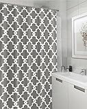 Geometric Patterned Shower Curtain 72" x 72" - GREY ()