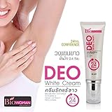 BIO-WOMAN DEO WHITE CREAM 50ML. UNDERARM ARMPIT WHITENING BRIGHTENING DEODORANT 24 HRS. MULBERRY EXTRACT VITAMIN E