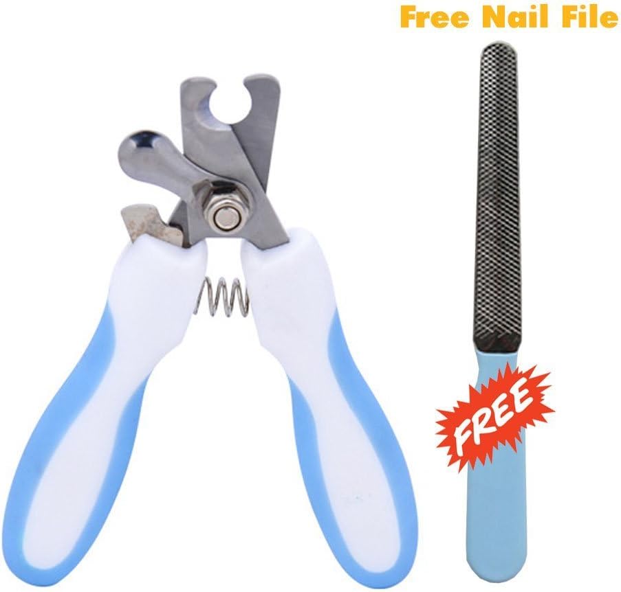 Dog nail clippers for dog, 2017 NEW TRENDINGDog Nail Clippers Professional - Nail Clippers Large Dog Safety Guard to Avoid Over-cutting Nails & Free Nail File trimmer to smooth out Nails