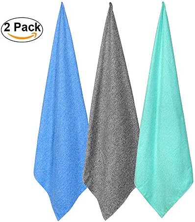 CAREWORX Microfiber Towel Quick Dry Towel for Beach,Travel,Swim,Camping, Outdoors and Sports Towel - Lightweight, Compact and Sand Free (Extra Large 78x35, Large 40x20) (Green, XL)