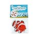 SlipX Solutions Adhesive Bath Treads, Clownfish Tub Tattoos, Non-Slip Traction to Bathtubs, Showers & Other Slippery Spots (Kid Friendly, 5 Pieces, Reliable Grip)