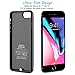 iPhone 8/7/6S/6 Battery Case, SUNWELL 3000mAh High Capacity Ultra Slim External Charger Case for iPhone 8/7/6/6S with Extra 110% Battery Life