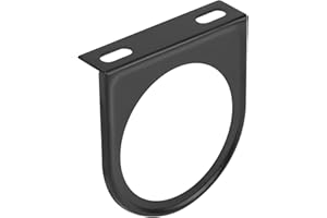 Gauge Bracket Holder, 52mm Single Gauge Mounting Panel. Universal Black Single Gauge Mounting Bracket, Single Hole Meter Gaug
