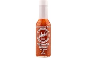 HEATONIST Mark's Fermented Kimchi Hot Sauce, Mild Hot Sauce With Flavors of Kimchi, Thai Chilis & Ginger, Made With All Natural Ingredients, 5 fl oz Bottle (1-Pack)