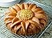Marathon Premium Silicone Sunflower Cake Pan. Color-Yellow. SKU-KW200023YE