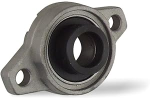 BOCA BEARING UFL001-12MM, 12mm Mounted Unit Bearing, 2-Bolt Flange UFL001-12MM