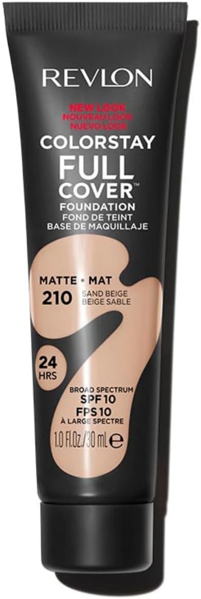 Revlon ColorStay Full Cover Matte Foundation Sand Beige 210 30ml