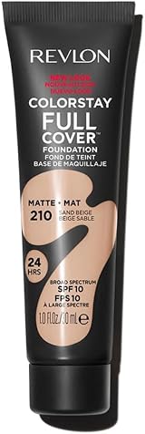 Revlon ColorStay Full Cover Matte Foundation Sand Beige 210 30ml