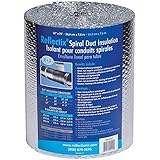 Reflectix DW1202504 Spiral Duct Wrap, Silver