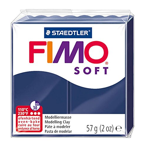 FIMO Soft Modelling Clay 56g Block Windsor Blue