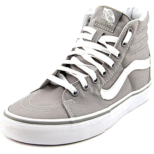 Vans Unisex Sk8-Hi (Canvas) Frost Gray Skate Shoe 10.5 Men US / 12 Women US