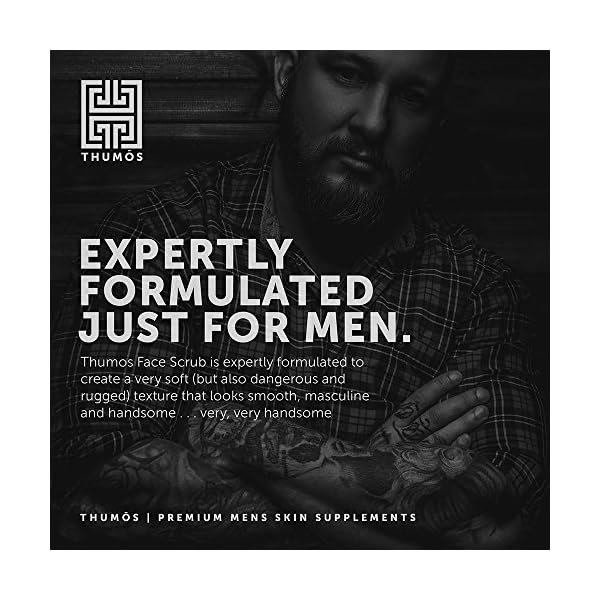 Thumos Exfoliating Face Scrub For Men Gentle Scrubbing