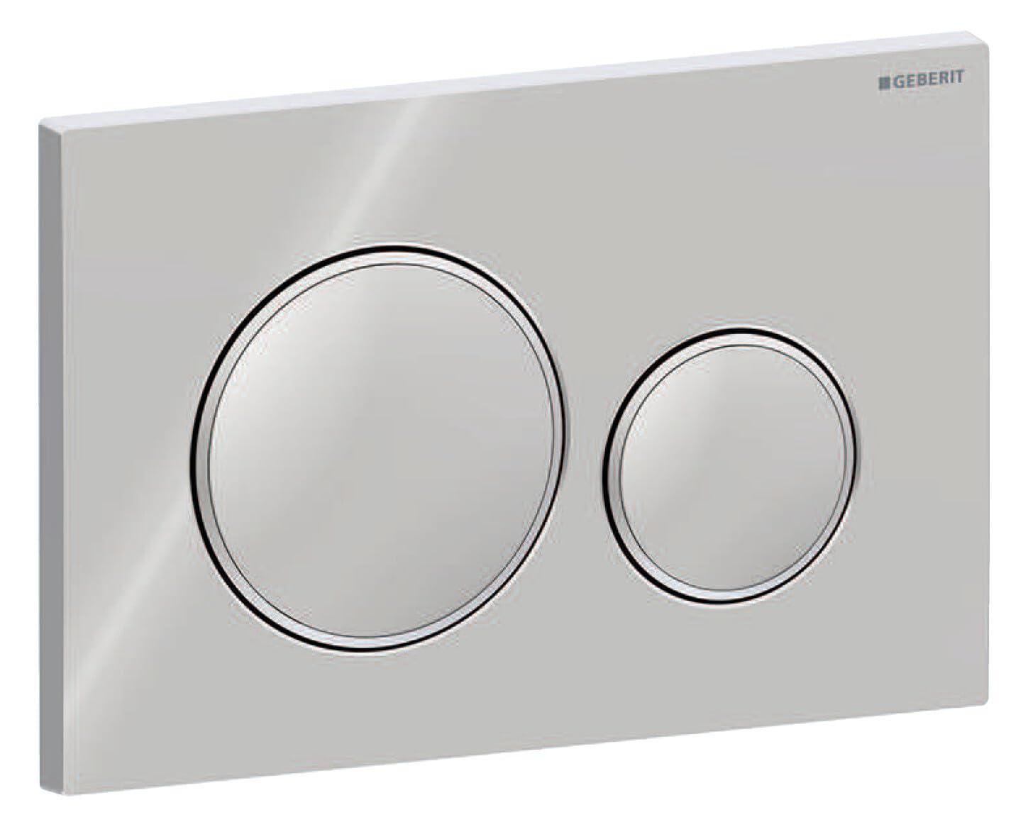 Geberit Sigma 20 Actuator Plate High-Gloss Chrome/Matte Chrome 115.882. KH. 1