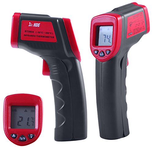 HDE Temperature Gun Infrared Thermometer w/ Laser Sight