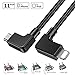 O'woda Micro USB to iPhone / iPad Data Cable 11.4inch Nylon Braided Right Angle Connector OTG Cord for DJI Mavic Pro / Spark / Mavic Air / Mavic 2 Pro & Zoom primary
