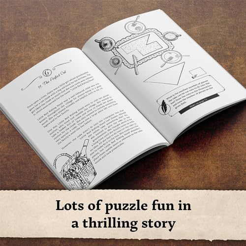 The Puzzle Book of the Brothers Grimm: Unlock the Secrets of Mysterious Fairy Tales: Discover a Magical Story with Tricky Brain Teasers, Logic Puzzles and Riddles