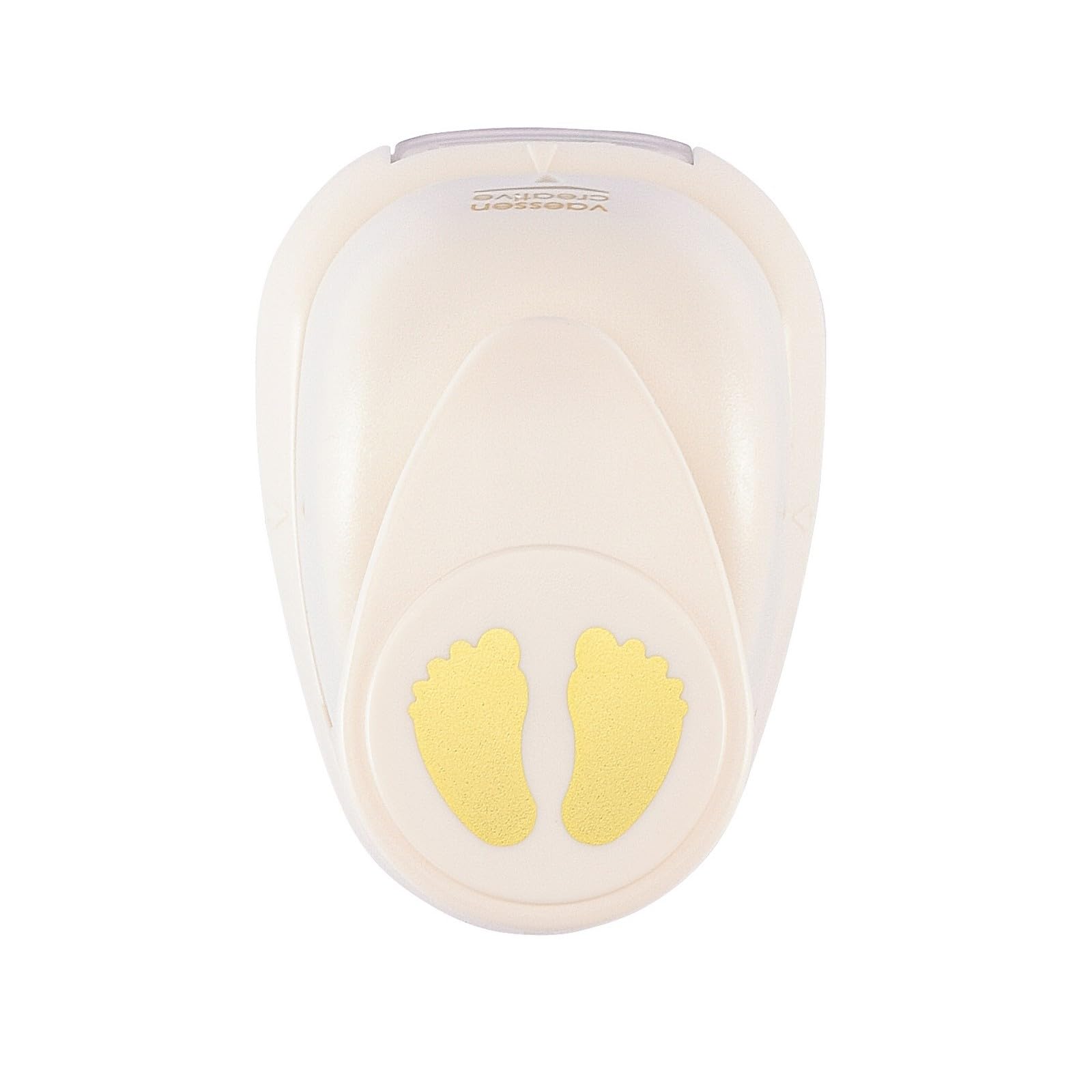 Vaessen Creative Craft Paper Punch - Baby Feet - 1,9 x 2,4 cm - Circle Cutter for Crafting and Card Making โ image 1