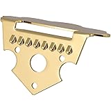 Lovermusic 6x5cm Gold Zinc Alloy Mandolin Tailpiece Parts for 8 String Mandolin Guita