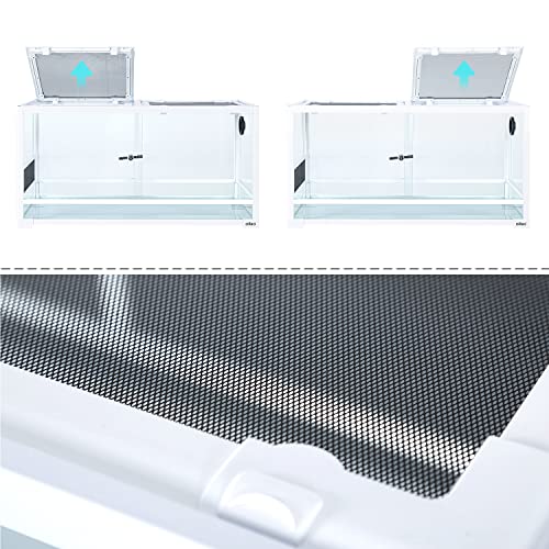 OIIBO 50 Gallon Reptile Terrarium,36" x 18" x 18" Knock Down Glass