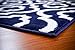 3028 Navy Moroccan Trellis 5'2x7'2 Area Rug Carpet Large New
