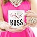 MAUAG World's Best Boss Funny Coffee Mug for Boss Day White 11 Oz, Work and Office Holiday or Birthday Present for Worlds Best Male or Female Bosses, Manager