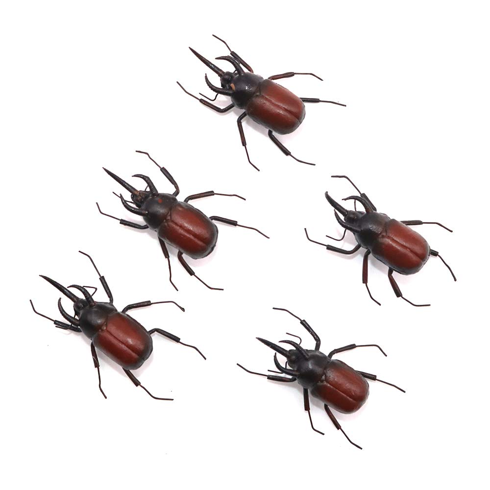 Namvo 5Pieces Insects Bugs Action Figure Playset - Educational Insect Toy - Perfect Party Pack and Gag Gift - Trigeminal Worm