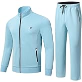 yuyangdpb Men's Tracksuits 2 Piece Outfits Full Zip Sports Sweatsuit Jogging Suits