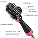 One Step Hair Dryer and Volumizer, szwintec Oval Blower Hair Dryer Salon Hot Air Paddle Styling Brush Negative Ion Generator Hair Straightener Curler Comb for All Hair Typesthumb 3