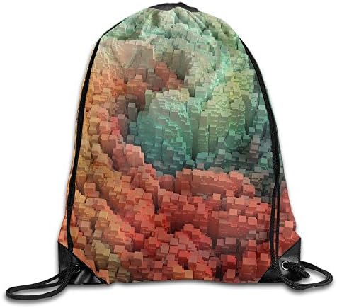 Cube Science Abstract Thanksgiving Unisex Gym Drawstring Shoulder Bag Backpack String Bags