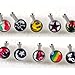 Yantu 18/24/40/60 316L Surgical Steel Nose Stud Nose Rings Bone Stud Gem Star Shape Lot 24 Pieces in Case Mix Colors