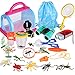 Outdoor Explorer Kit, 25 PCS Nature Exploration Kit & Bug Catcher Kit with Binoculars, Critter Case, Insects, Flashlight, Compass, Magnifying Glass, Outdoor Toys Gift for Boys & Girls Age 3
