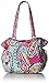 Vera Bradley Women's Cotton Glenna Satchel Purse, Wildflower Paisley, One Size