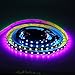 Aclorol WS2811 Addressable LED Strip 5050 RGB 5m 300LEDs Flexible Rope Light Dream Color Non-Waterproof Black PCBDC 12V