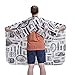 Pack of 2 Professional Salon Cape, Barber Capes Haircut Gown Apron, 63'' x 57'' Cutting Hairdressing Haircut Cape for the Home Salon and Barber Shop
