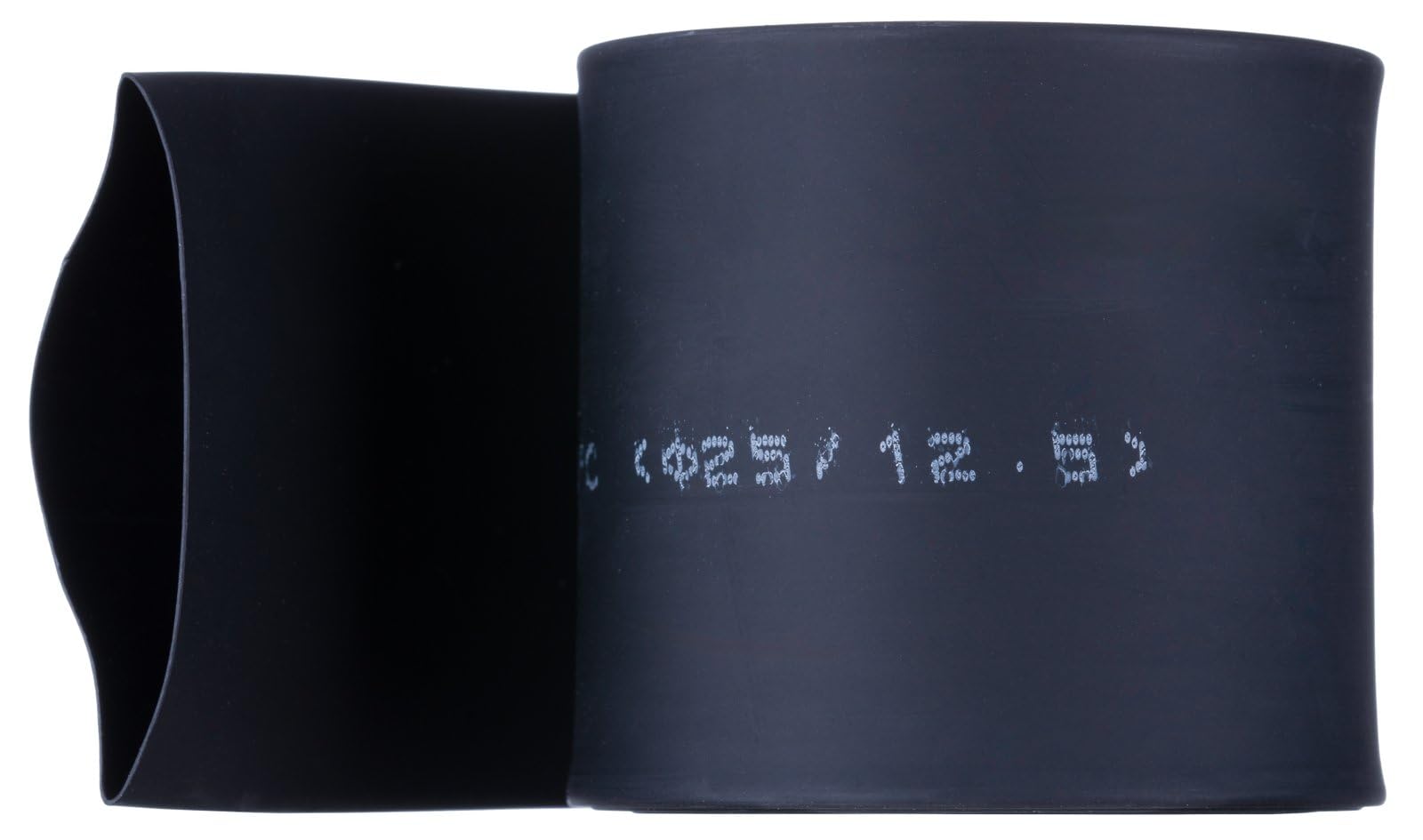 YoiYee Black Heat Shrink Tubing - 25mm Diameter, 2:1 Shrink Ratio, 42mm Flat Width, 2m Length Cable Sleeve