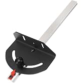 Leefasy Table Saw Miter Gauge Replacement, Sturdy Parts DIY Projects Precision Miter Gauge N507559 for Table Saw Band Saw Router Table