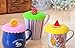 Rimobul 3 pcs Lovely Watertight Silicone Cup Lid Cover Mug Cap Block dust Leakproof Lid (Fruit)