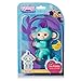 Fingerlings - Interactive Baby Monkeys 2 Pack- Sophie (White with Pink Hair) & Zoe (Turquoise with Purple Hair)- by WowWee