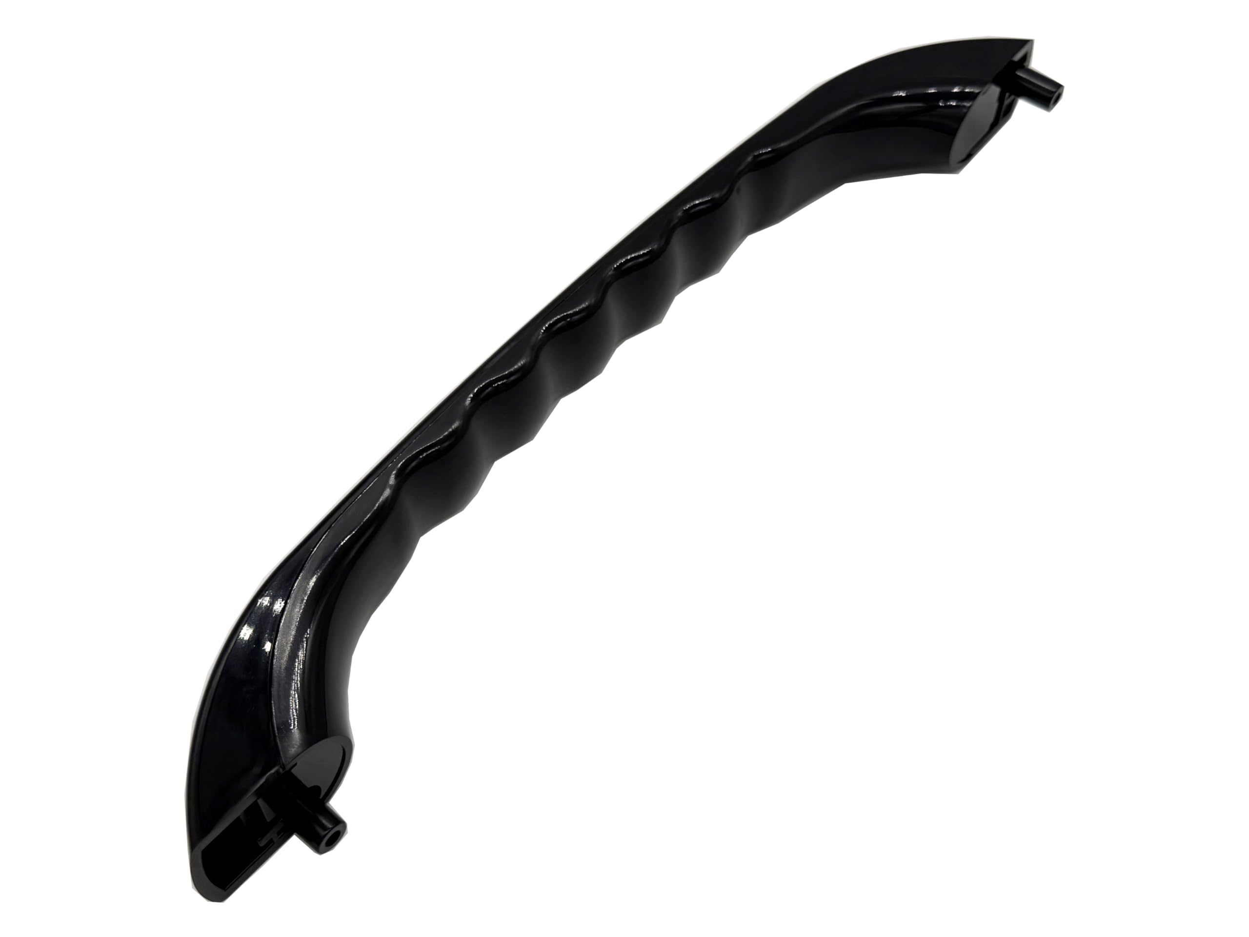 Photo 1 of WB15x10020 Microwave Door Handle Replaces AP2021171 769527 AH232100 EA232100 PS232100 JVM1339BW, JVM1350BW, JVM1330BW, Black Compatible with GE