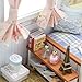 Flever Dollhouse Miniature DIY House Kit Creative Room With Furniture and Cover for Romantic Valentine's Gift(A Little Luckiness)