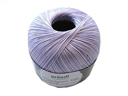 Ombre Filethäkelgarn 100 g, lila Nr: 2