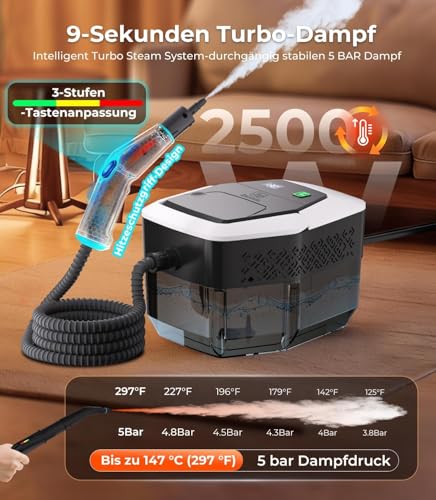 ZZ005 14-in-1 Steam Cleaner Handheld Steam Cleaner for Everything, Steam Cleaner for Floor, Kitchen