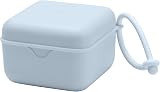 BIBS Pacifier Box with Elastic Sterilizer Box BPA Free Baby Blue view 1