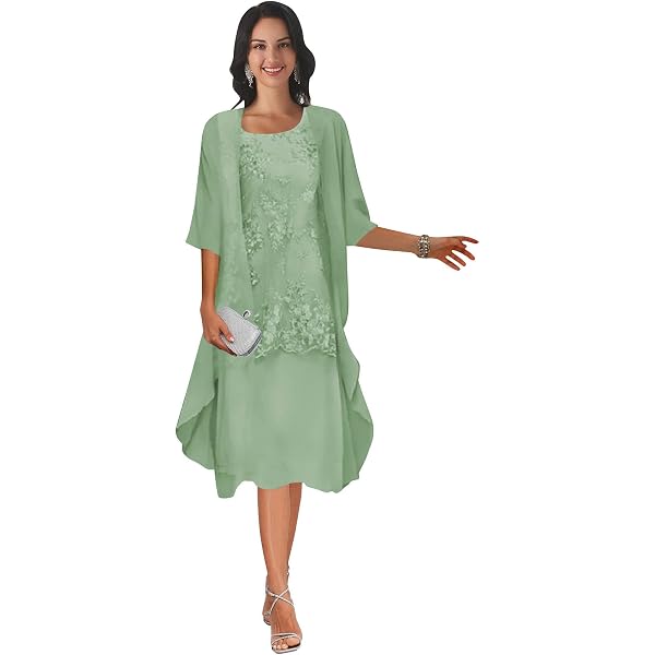 Amazon.com: WIKGUI Plus Size Mother of The Groom Dresses with Jacket for  Wedding Tea Length Wisteria Lace Mother of The Bride Dress US 24W :  Clothing, Shoes & Jewelry