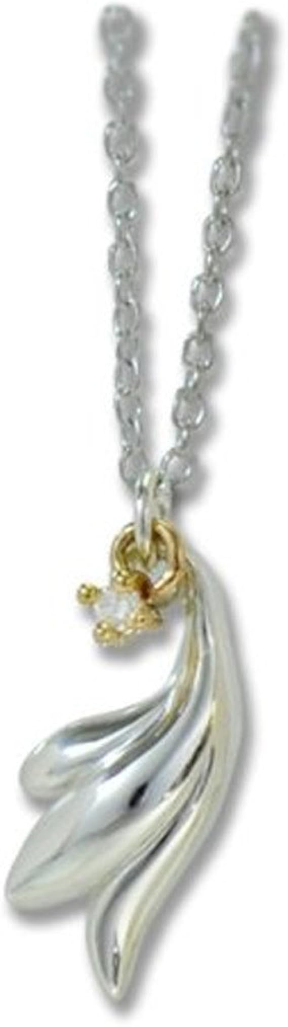 Amazon 選べる 誕生石 羽 モチーフ レディース シルバー ペンダント ネックレス 未来1309 10月 ピンクトルマリン ネックレス 通販