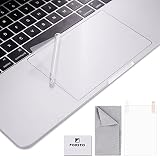 FORITO Clear Matte Trackpad Protector Compatible for 2018 or 2017 or 2016 Released 13 Inch MacBook Pro Model A1989 & A1706 & A1708 with or Without Touch Bar