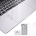 FORITO Clear Matte Trackpad Protector Compatible with 2019 or 2018 or 2017 or 2016 Released 13 Inch MacBook Pro Model A2159 & A1989 & A1706 & A1708 with or without Touch Bar