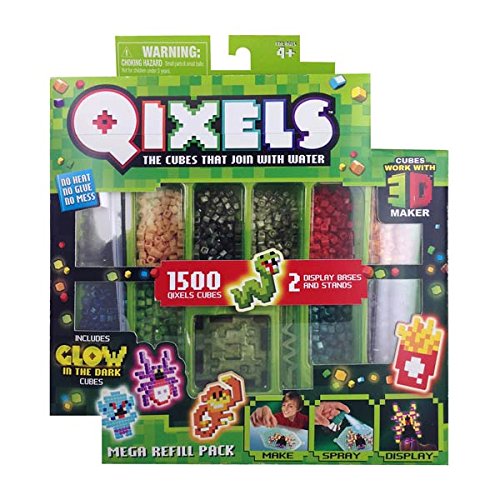 Asmokids kanaï Kids - kk87074 Mega Refill Glow qixels 1500 Refill - 10 Colours - //coolthings.us