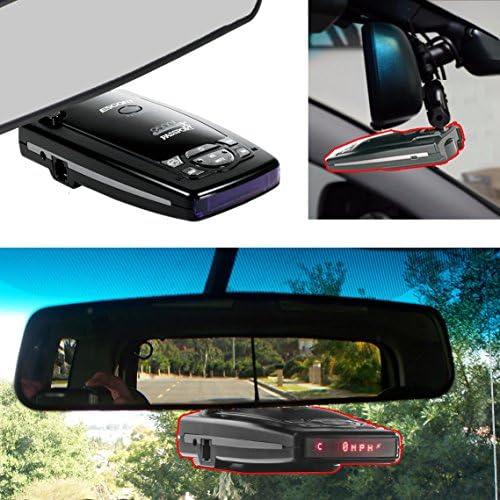 Accessorybasics Car Rearview Mirror Radar Detector Mount For Escort Passport 9500ix 9500i Passport 8500 7500 X50